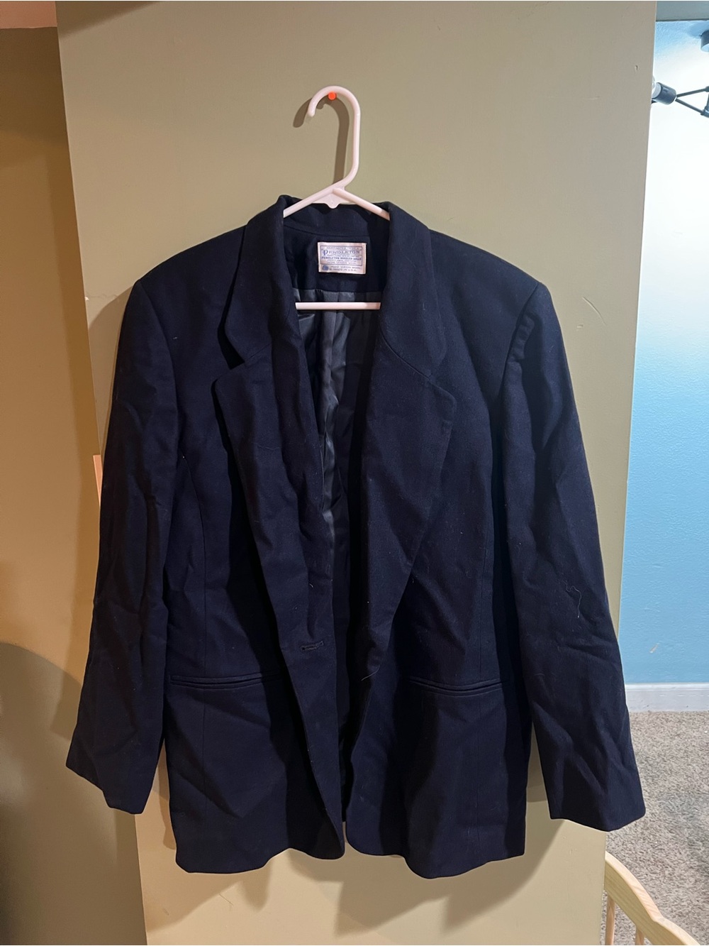 Pendleton Wool Navy Blazer